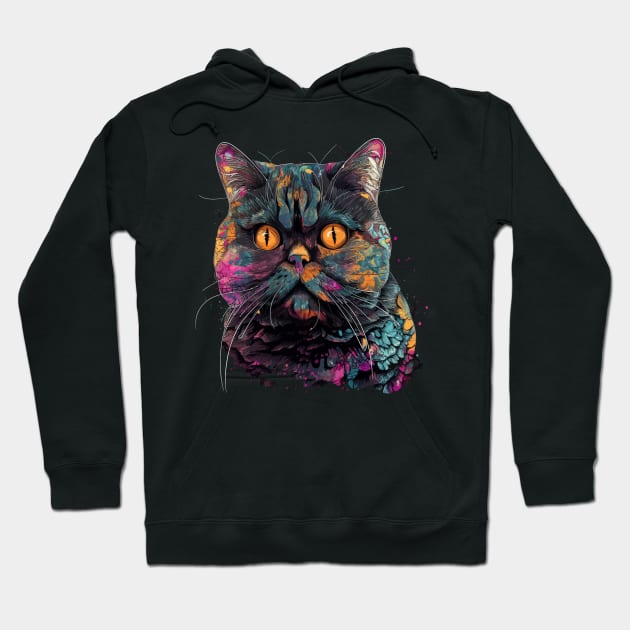 Exotic Shorthair Hoodie by JH Mart